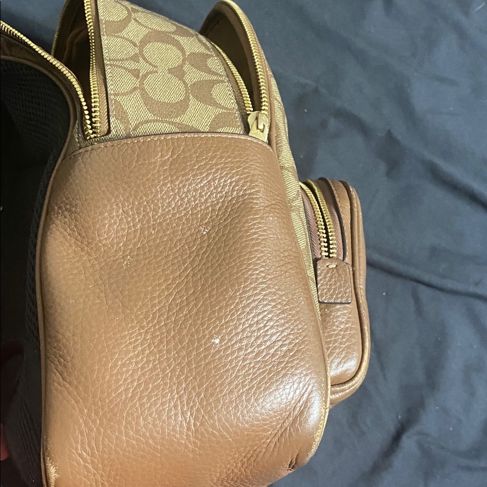 Coach Court Backpack In Signature Canvas NWT Coach - Picture 12 of 16